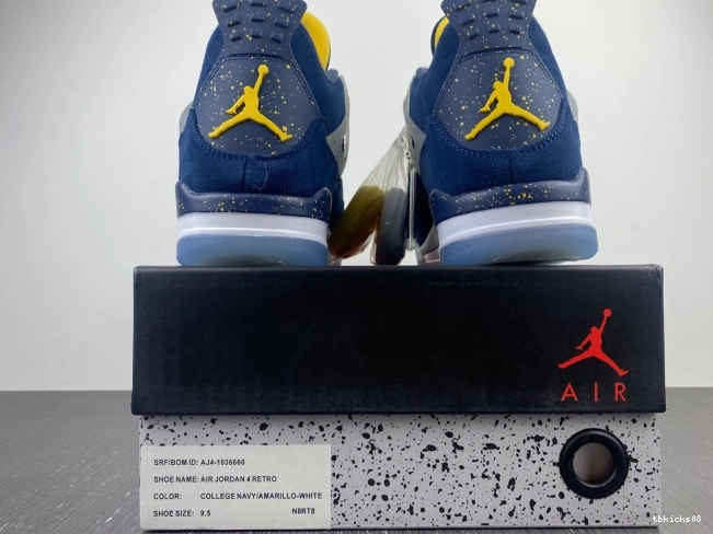 Reps TBkick 4 Jordan Air (PE) Retro AJ4-1036660 Michigan 0716